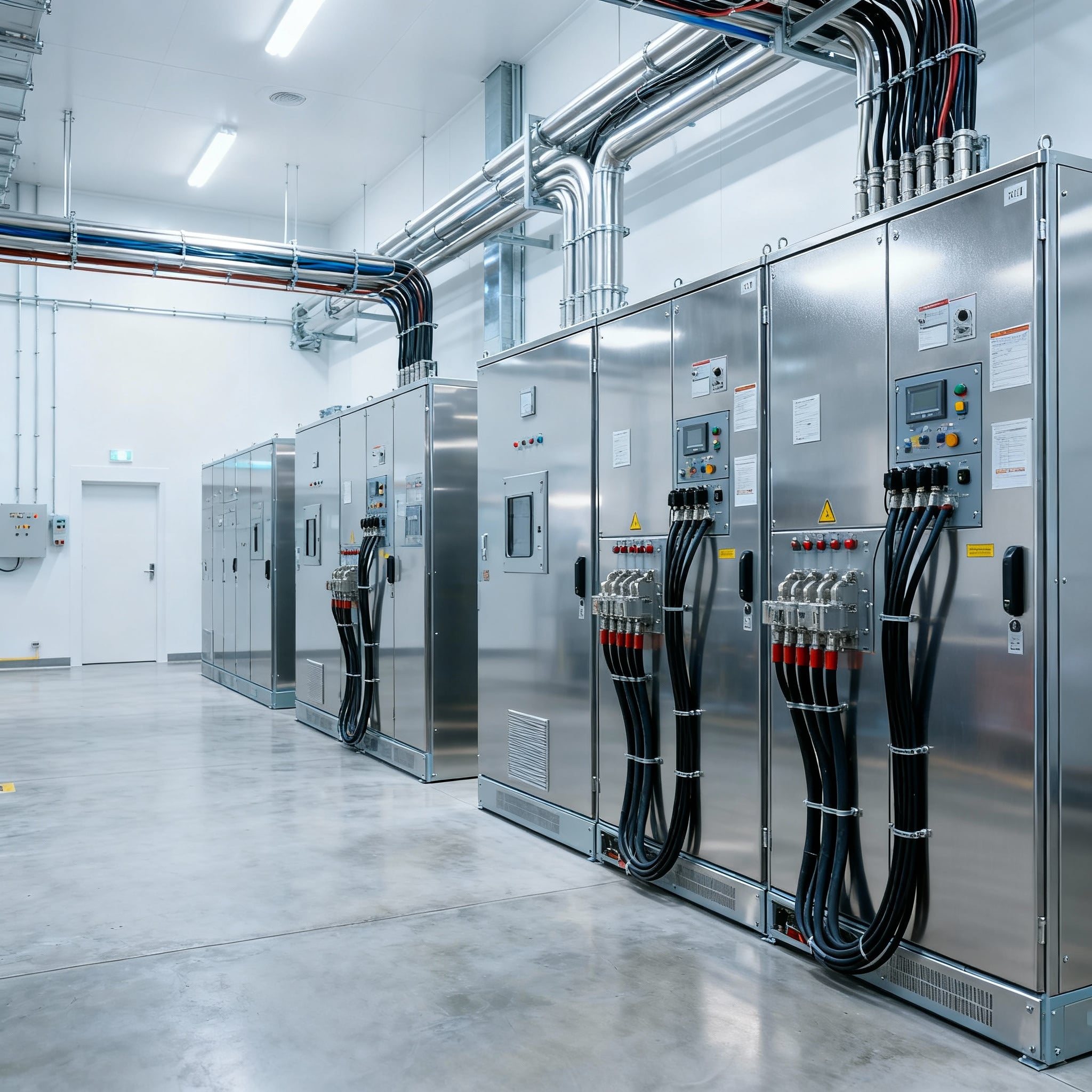 KRAS clean room HT/LT electrification